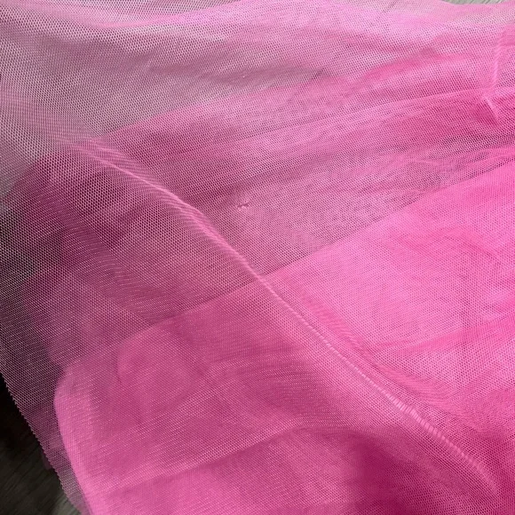 Disney Minnie Mouse Pink Tulle Skirt Dress with Hearts - Picture 6 of 7